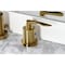 Kingston Brass FSC8923SVL Widespread Bathroom Faucet with Brass Pop-Up, Brushed Brass FSC8923SVL - alternate 3